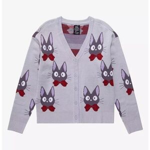 Our Universe Studio Ghibli Kiki's Delivery Service Jiji with Bowtie Cardigan